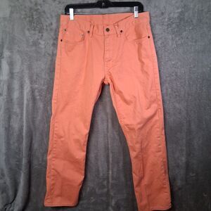 Polo Ralph Lauren Slim Straight Pants Mens 32x30 Peach Coral
